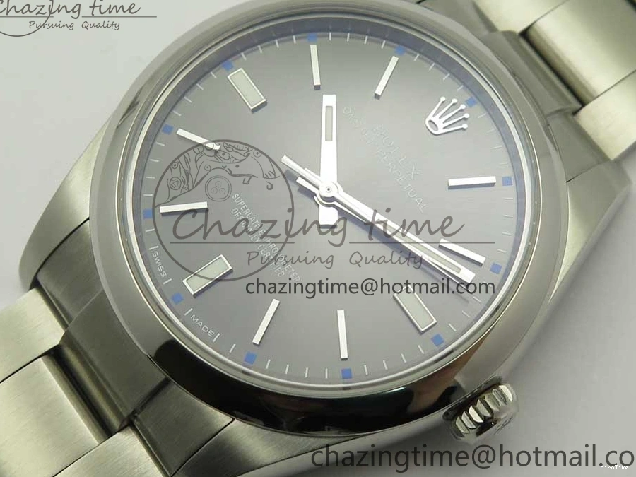 MiroTime 0511 Oyster Perpetual 39mm 114300 UBF 1:1 Best Edition Gray Dial on SS Bracelet A GoodFit 3295